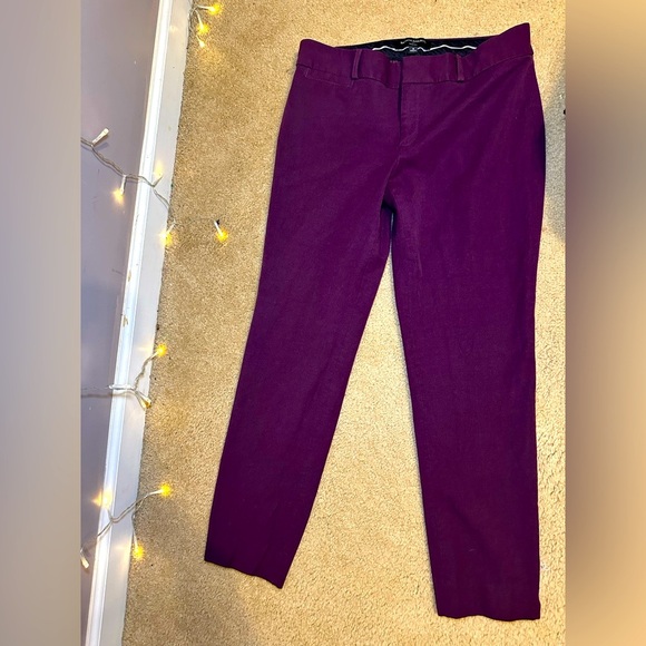 Banana Republic Pants - Banana Republic: Women size 6 Dress Pants Purple